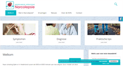 Desktop Screenshot of narcolepsie.nl